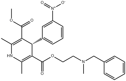 (S)-Nicardipine 结构式