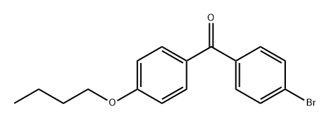 Methanone, (4-bromophenyl)(4-butoxyphenyl)- 结构式