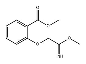 Benzoic acid, 2-(2-imino-2-methoxyethoxy)-, methyl ester 结构式