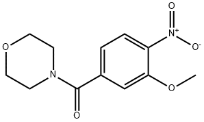 Methanone, (3-methoxy-4-nitrophenyl)-4-morpholinyl- 结构式