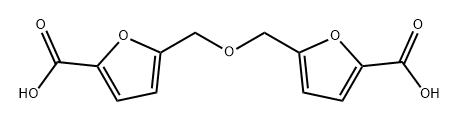 双-(5-羧基糠基)醚 结构式