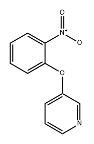 Pyridine, 3-(2-nitrophenoxy)- 结构式