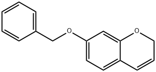 2H-1-Benzopyran, 7-(phenylmethoxy)- 结构式