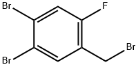 Benzene, 1,2-dibromo-4-(bromomethyl)-5-fluoro- 结构式