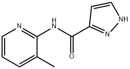 1H-Pyrazole-3-carboxamide,N-(3-methyl-2-pyridinyl)-(9CI) 结构式