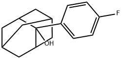 Tricyclo[3.3.1.13,7]decan-2-ol, 2-(4-fluorophenyl)- 结构式