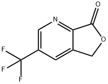 Furo[3,4-b]pyridin-7(5H)-one, 3-(trifluoromethyl)- 结构式