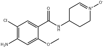 N-(4'-(delta-1'-piperidyl-N-oxide))-4-amino-5-chloro-2-methoxybenzamide 结构式