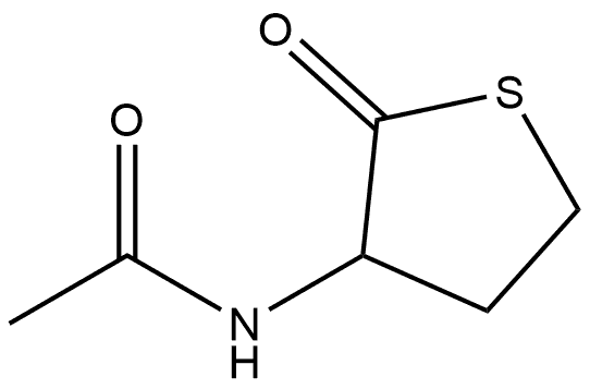 Acetamide, N-(tetrahydro-2-oxo-3-thienyl)-, (+)- 结构式