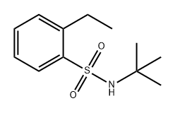 Benzenesulfonamide, N-(1,1-dimethylethyl)-2-ethyl- 结构式