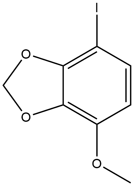 4-Iodo-7-methoxy-1,3-benzodioxole 结构式