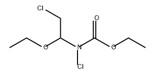 Carbamic acid, chloro(2-chloro-1-ethoxyethyl)-, ethyl ester (9CI) 结构式