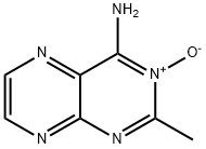 2-methyl-4-Pteridinamine 3-oxide 结构式