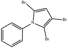 1H-Pyrrole, 2,3,5-tribromo-1-phenyl- 结构式