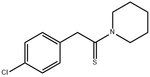 Ethanethione, 2-(4-chlorophenyl)-1-(1-piperidinyl)- 结构式