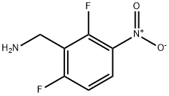 Benzenemethanamine, 2,6-difluoro-3-nitro- 结构式