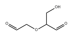 Propanal, 3-hydroxy-2-(2-oxoethoxy)- 结构式