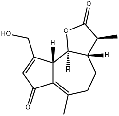 杰氏苦苣菜内酯 结构式