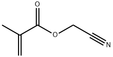 2-Propenoic acid, 2-methyl-, cyanomethyl ester 结构式