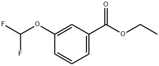 3-(二氟甲氧基)苯甲酸乙酯 结构式