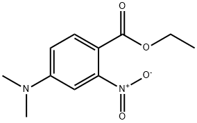 4-(二甲基氨基)-2-硝基苯甲酸乙酯 结构式