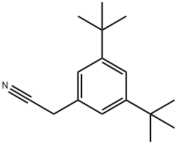 Benzeneacetonitrile, 3,5-bis(1,1-dimethylethyl)- 结构式