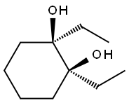 1,2-Cyclohexanediol, 1,2-diethyl-, cis- (8CI) 结构式