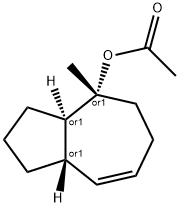 4-Azulenol,1,2,3,3a,4,5,6,8a-octahydro-4-methyl-,acetate,(3aR,4R,8aS)-rel-(9CI) 结构式