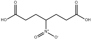 Heptanedioic acid, 4-nitro- 结构式