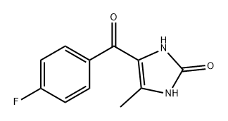 2H-Imidazol-2-one, 4-(4-fluorobenzoyl)-1,3-dihydro-5-methyl- 结构式