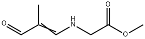 Glycine, N-(2-methyl-3-oxo-1-propen-1-yl)-, methyl ester 结构式