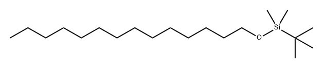 Silane, (1,1-dimethylethyl)dimethyl(tetradecyloxy)- 结构式