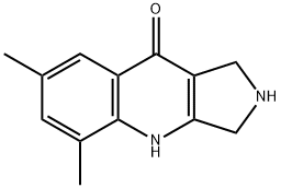 9H-Pyrrolo[3,4-b]quinolin-9-one,1,2,3,4-tetrahydro-5,7-dimethyl-(9CI) 结构式