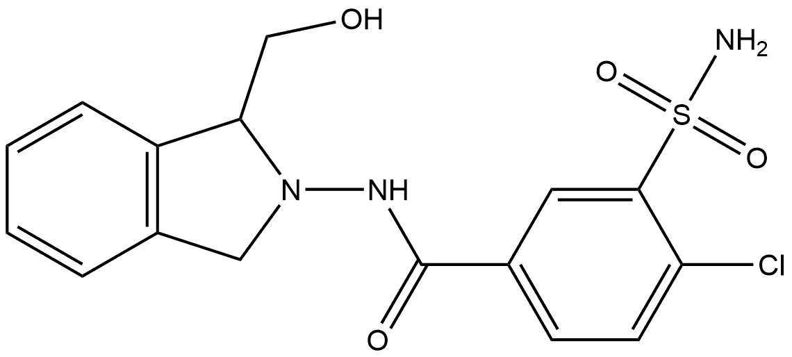 吲达帕胺杂质55 结构式