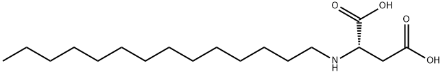 Aspartic acid, N-tetradecyl- 结构式