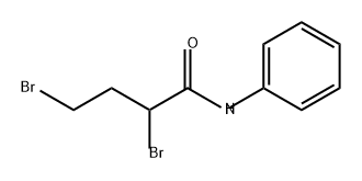 Butanamide, 2,4-dibromo-N-phenyl- 结构式