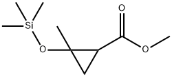 Cyclopropanecarboxylic acid, 2-methyl-2-[(trimethylsilyl)oxy]-, methyl ester 结构式