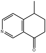 8(5H)-Isoquinolinone, 6,7-dihydro-5-methyl- 结构式