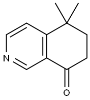 8(5H)-Isoquinolinone, 6,7-dihydro-5,5-dimethyl- 结构式