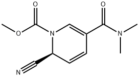 1(2H)-Pyridinecarboxylic acid, 2-cyano-5-[(dimethylamino)carbonyl]-, methyl ester, (2S)- 结构式