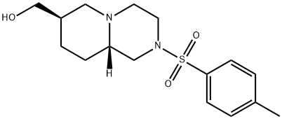 2H-Pyrido[1,2-a]pyrazine-7-methanol, octahydro-2-[(4-methylphenyl)sulfonyl]-, (7R,9aS)- 结构式