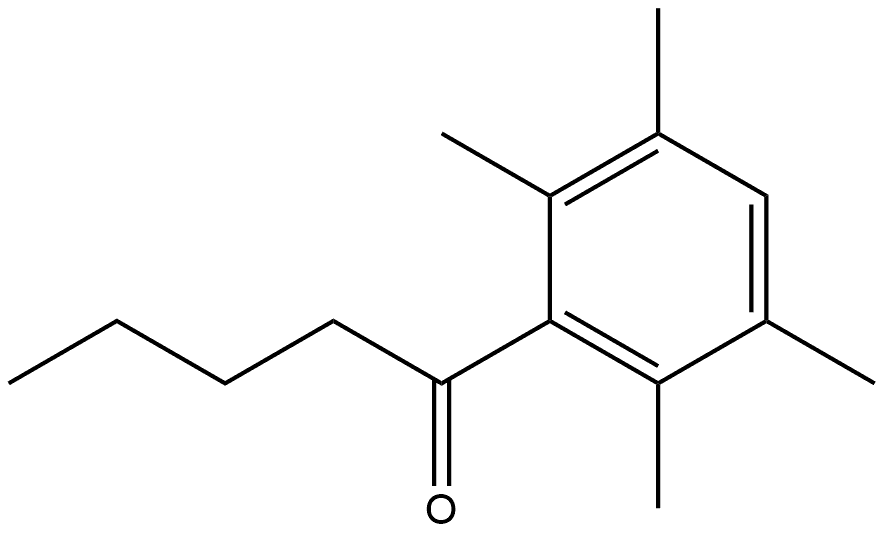 1-(2,3,5,6-Tetramethylphenyl)-1-pentanone 结构式