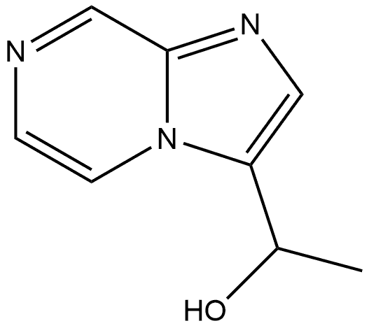 Imidazo[1,2-a]pyrazine-3-methanol, α-methyl- 结构式