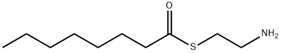 Octanethioic acid S-(2-aminoethyl) ester 结构式