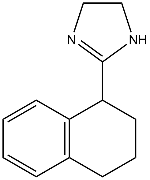 (+)-Tetrahydrozoline 结构式