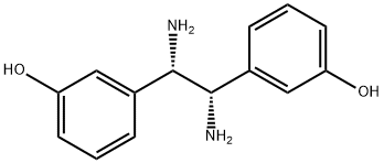 Phenol, 3,3'-(1,2-diamino-1,2-ethanediyl)bis-, [S-(S*,S*)]- (9CI) 结构式