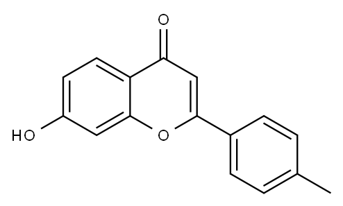 7-羟基-2-(对甲苯基)-4H-色酮-4-酮 结构式