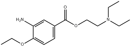 Benzoic acid, 3-amino-4-ethoxy-, 2-(diethylamino)ethyl ester 结构式