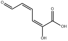 2,4-Hexadienoic acid, 2-hydroxy-6-oxo-, (2E,4Z)- 结构式