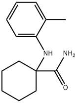 Cyclohexanecarboxamide, 1-[(2-methylphenyl)amino]- 结构式